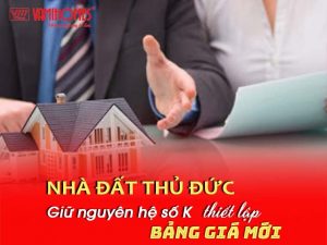 Hệ số K là hệ số điều chỉnh giá nhà đất Thủ Đức cụ thể và cũng áp dụng cho bất động sản nói chung. Tại khu vực TPHCM hiện tại, hệ số K vẫn giữ nguyên nhưng đồng thời, có một nghịch lý là giá đất ngoài thị trường vẫn tiếp tục tăng mạnh, vượt xa mức giá nhà nước quy định.