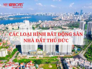 Các loại hình bất động sản trên thị trường nhà đất Thủ Đức hiện nay