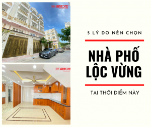 5 LÝ DO NÊN CHỌN DÃY NHÀ PHỐ ĐỒNG BỘ LỘC VỪNG TẠI THỜI ĐIỂM NÀY