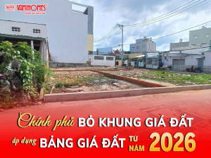 CHÍNH PHỦ THAY ĐỔI CƠ CHẾ GIÁ ĐẤT TỪ NĂM 2026.