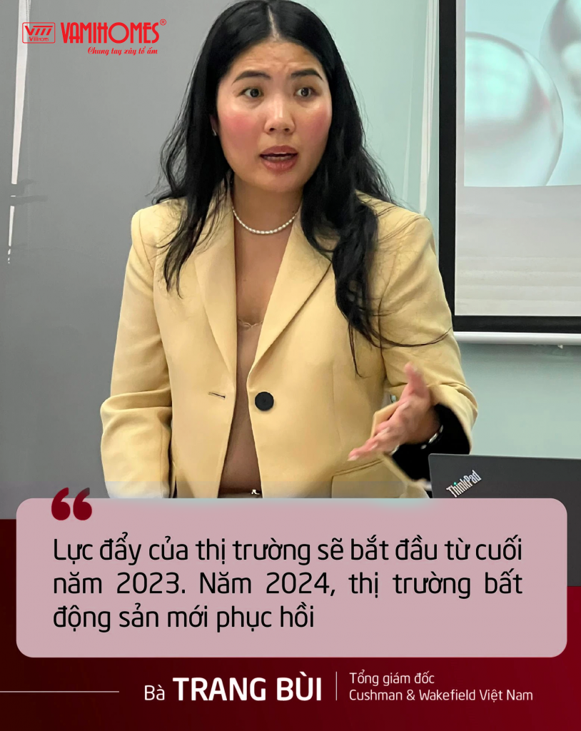 Bà Trang Bùi - Tổng Giám đốc Cushman & Wakefield Việt Nam.
