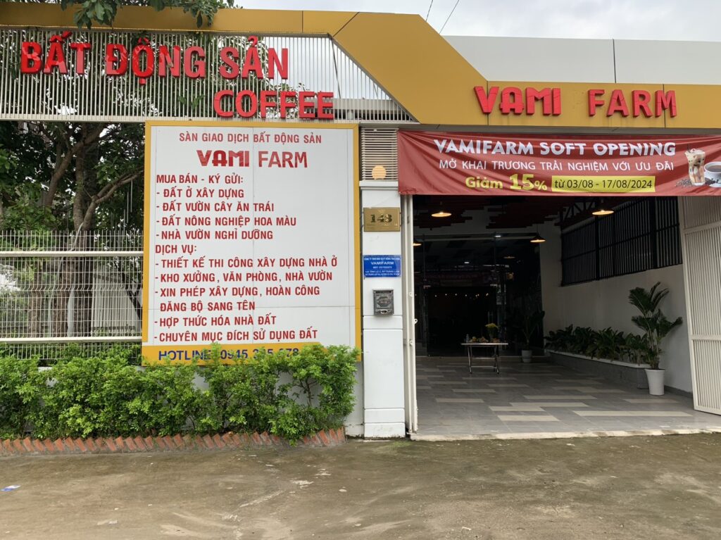 Chào mừng khai trương mở bán thử VamiFarm Coffee và Hoạt động dịch vụ bất động sản.