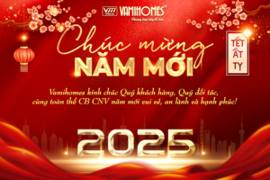 Vamihomes chúc mừng năm mới 2025