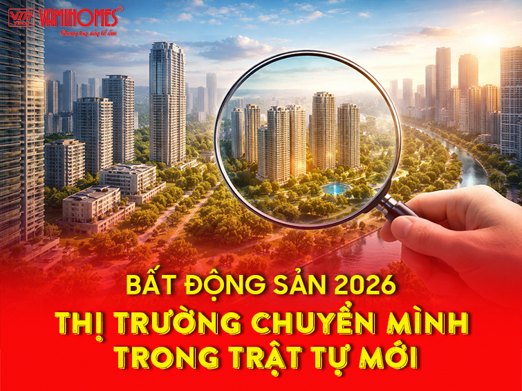 Bất động sản 2026: Thị trường chuyển mình trong trật tự mới