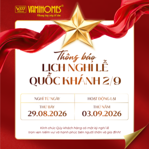 Thông Báo Lịch Nghỉ Lễ Quốc Khánh 2/9