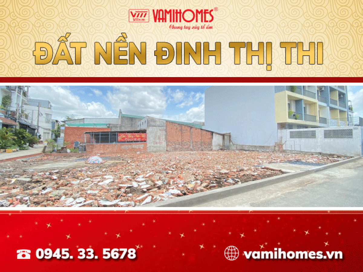 Vamihomes thông báo sự kiện ra mắt 2 lô đất nền đô thị mới nhất tại đường Đinh Thị Thi, sát Khu đô thị Vạn Phúc City. Đây là cơ hội đầu tư vàng dành cho những ai đang tìm kiếm bất động sản tiềm năng sinh lời cao, kết hợp hài hòa giữa vị trí đắc địa và giá trị gia tăng bền vững.